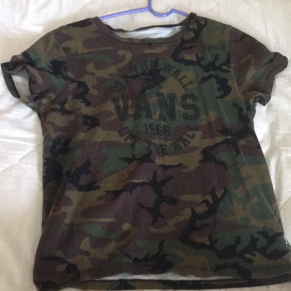 Vans Camo Print T-Shirt